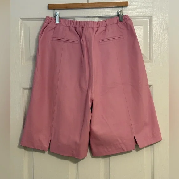 LEDERER Pink RARE Lamb Leather ShortsSize 42Made in IndiaLuxe Editon 10